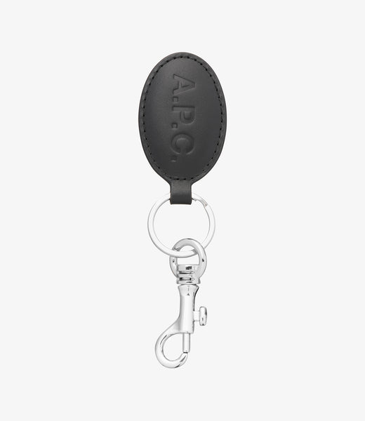 Osaka key ring | Smooth vegetable-tanned leather | A.P.C. Accessories