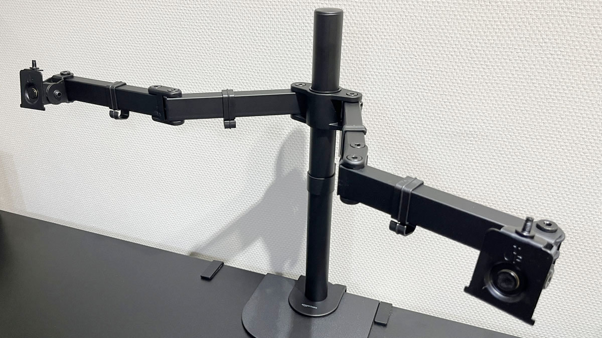 コスパ重視の方におすすめ！Amazonのモニターアームで快適デュアル環境