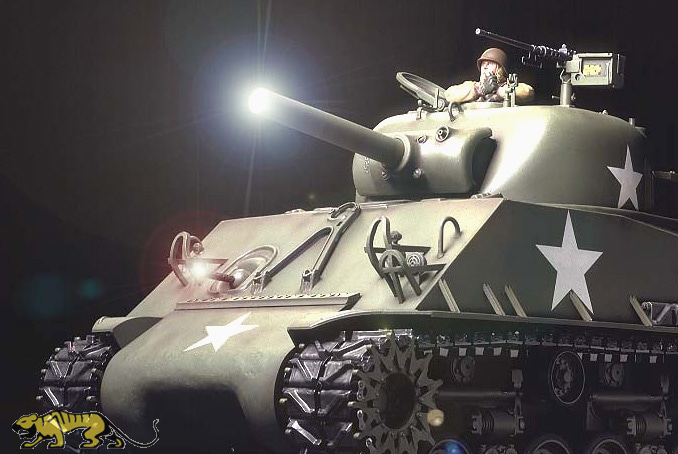 Tamiya 1/16 M4 Sherman 105mm Howitzer - RC Full Option Kit (56014