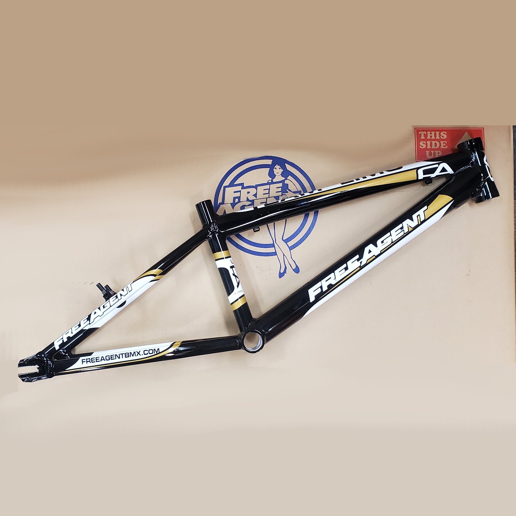 Free Agent Team Limo Pro XL Aluminum BMX Race Frame - 21