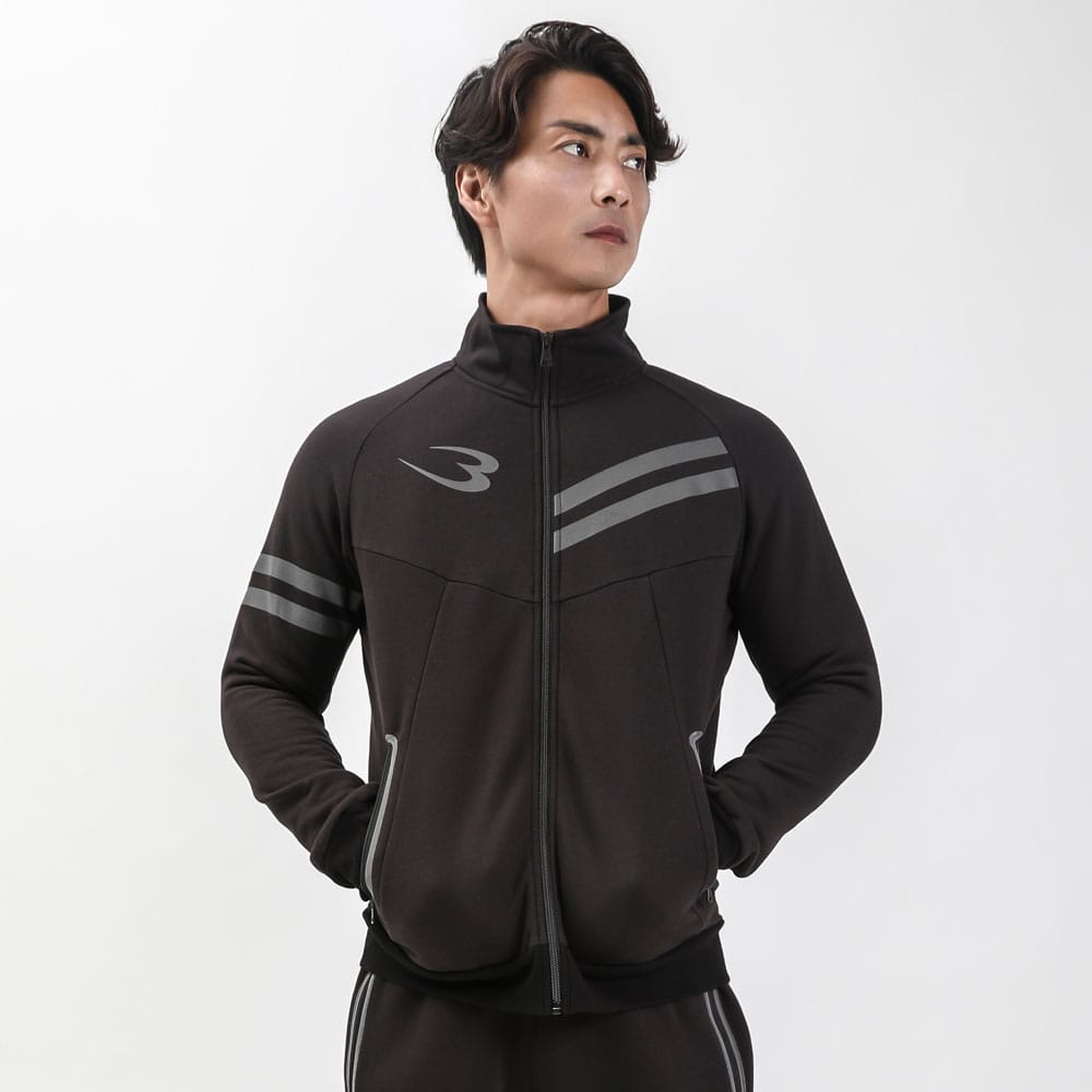 bmtw WARM トレーニング ジャケット M ブラック MJ188MBK