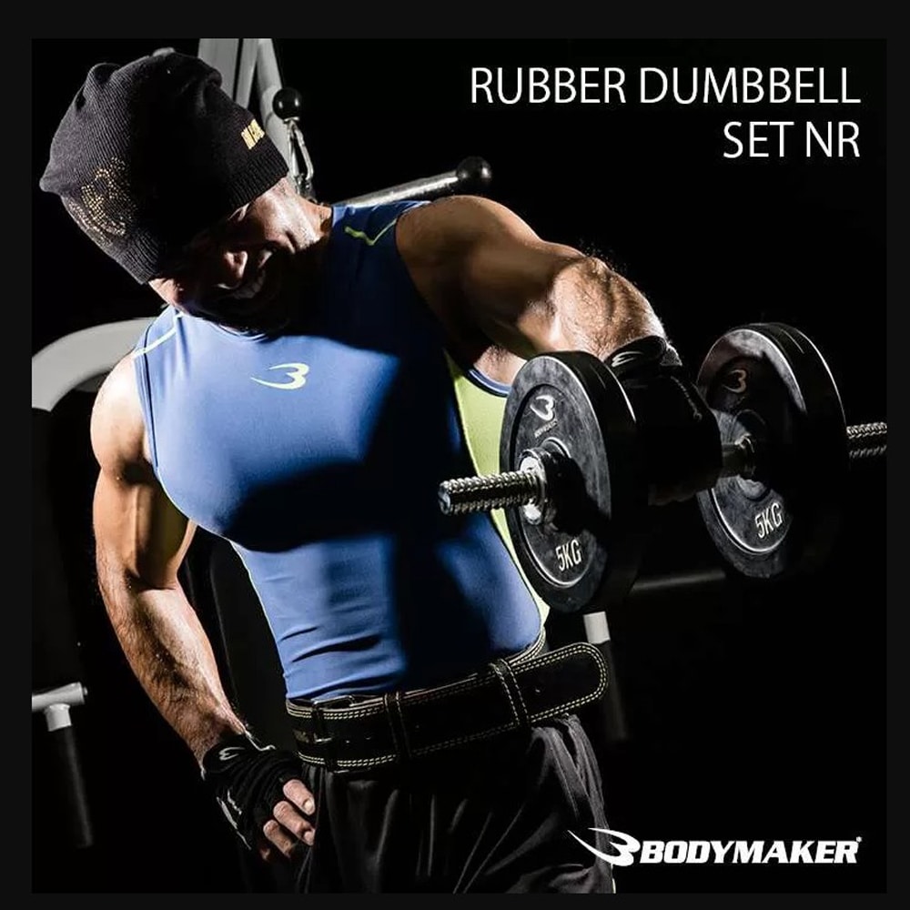 ラバーダンベルセットNR20kg PR003DST20｜BODYMAKER（ボディ