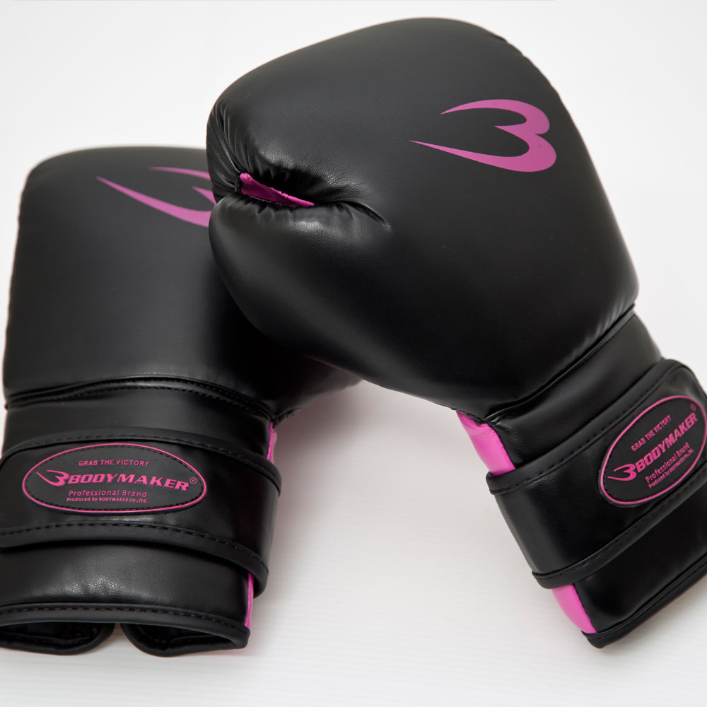 フィットネスボクシンググローブ F ブラック KG083FBK｜BODYMAKER