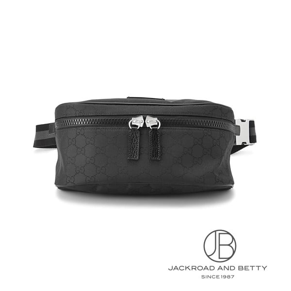 GG柄 ボディバック ウエストバック ブラック 黒[449182 G1XHN 8615] GG