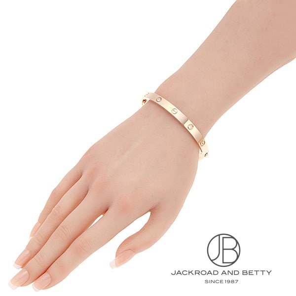 ラブブレスレット クラシックモデル 4Pダイヤ 19[B6069919] Love