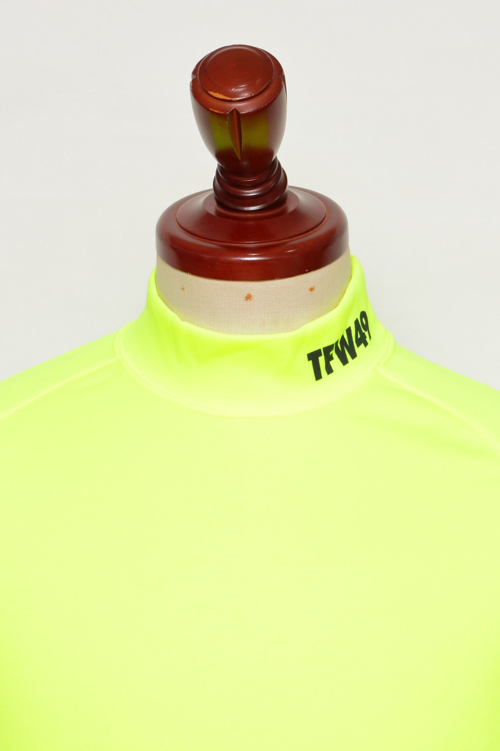 TFW49 - LS MOCKNECK SIDE MESH ハイゲージ スムース コンパクトニット