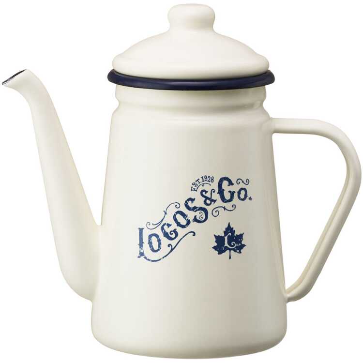 ロゴス レイリー・ホーロードリップケトル 1.1L [サイズ：幅11×奥行21