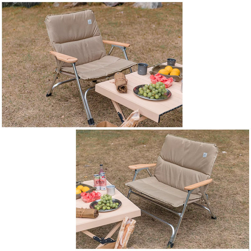 アウトドアチェア 折りたたみ式リクライニングキャンプチェア fh-mth-464