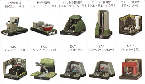 名鑑シリーズウルトラメカニックス出動スタンバイ編｜バンダイ