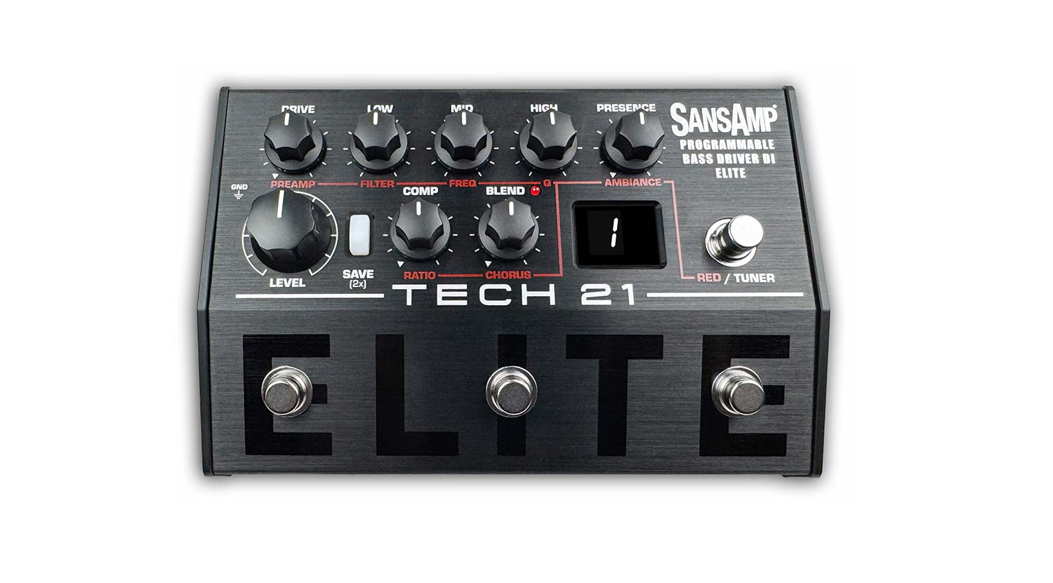 Tech 21 Brings the SansAmp Programmable Bass Driver into the