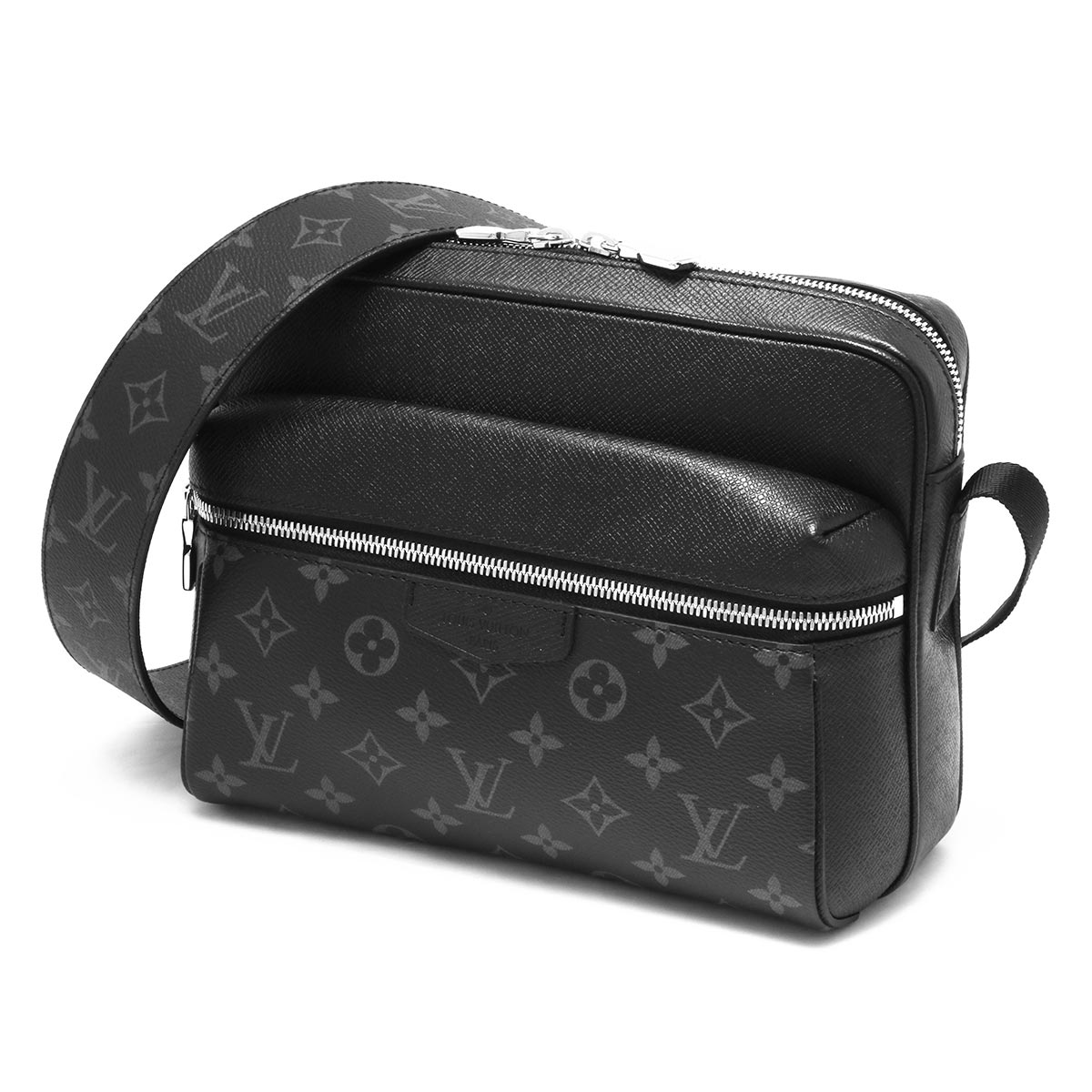 Louis Vuitton モノグラム メッセンジャーバッグ ショルダーブラック