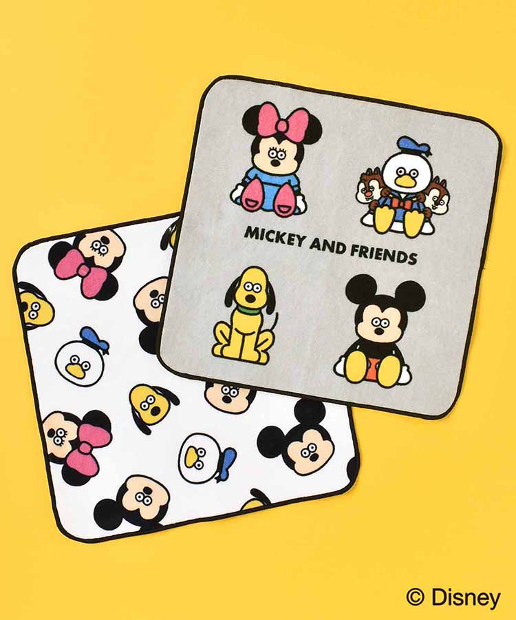 ディズニー松本セイジミニタオル ハンカチ タオル バンダナ プレゼント