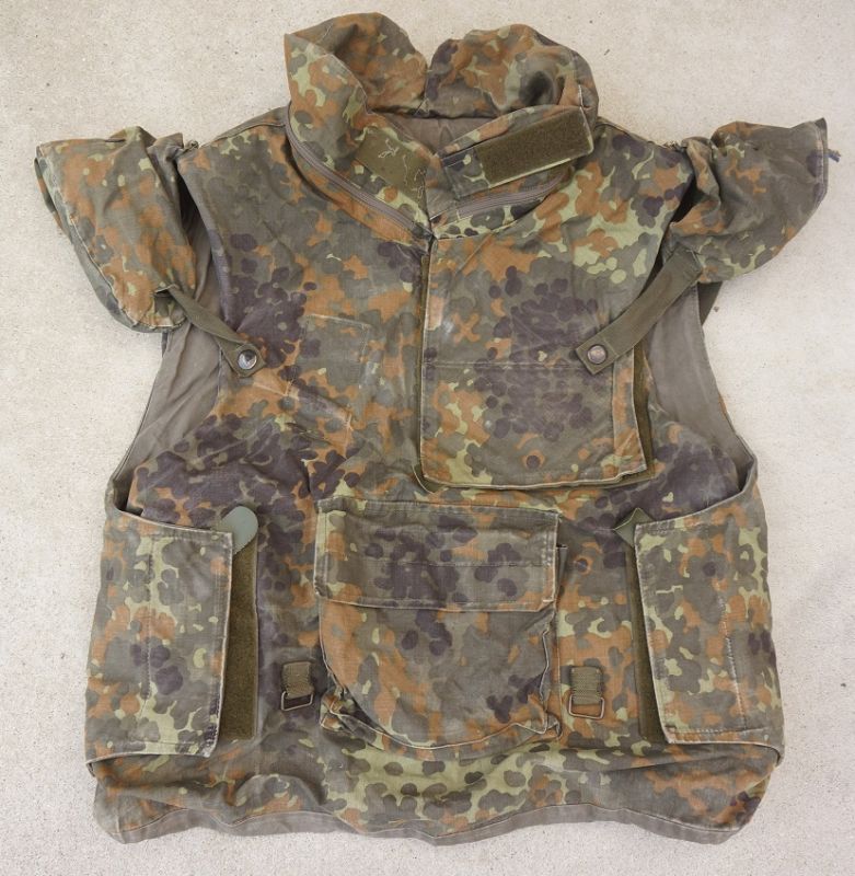 BW ドイツ連邦軍SK-1防破ベスト 実物中古ケブラー防弾材付 1989年製