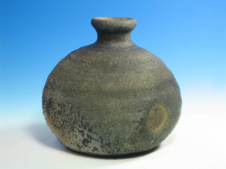 備前窯変徳利｜作家名：中村 六郎｜文錦堂 | 文錦堂