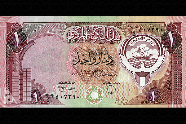 1ディナール券(1980年発行) < クウェート < 海外通貨 < 文鉄・お札と