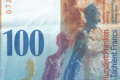 100スイスフラン券(1998年発行) < スイス < 海外通貨 < 文鉄・お札と