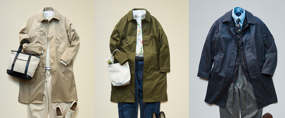 いま先駆けて買うべきはラベンハムの3シーズン対応ステンカラーコート