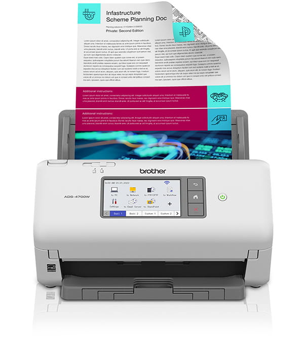 Buy ADS4700W professional desktop scanner | Brother