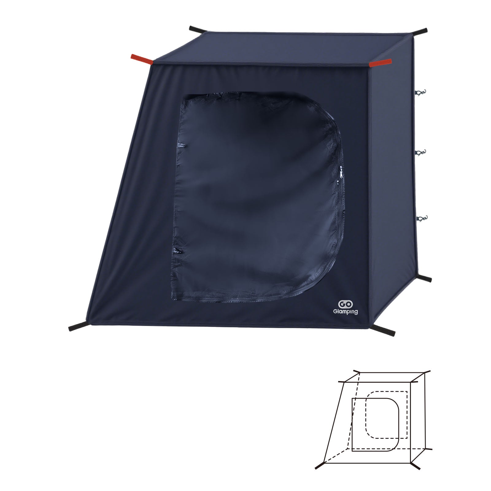 タイムセール中】GOGlamping G・G PUP 2.0パップテント専用インナーテント