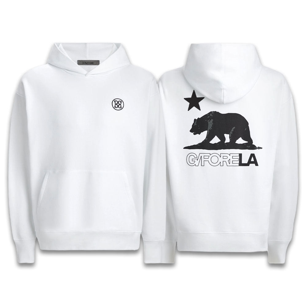 Gfore LA Oversized French Terry Golf Hoodie Snow - FA24 Men – Golfio