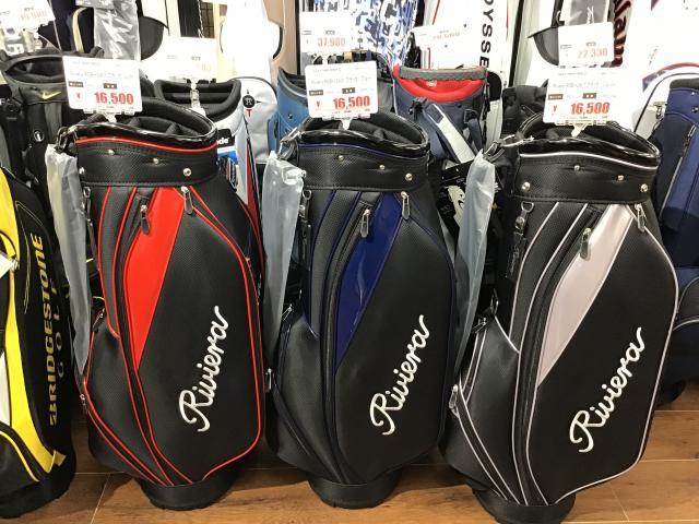 RivieraのNEWデザインキャディーバッグ｜広島竹屋店｜ゴルフのことなら