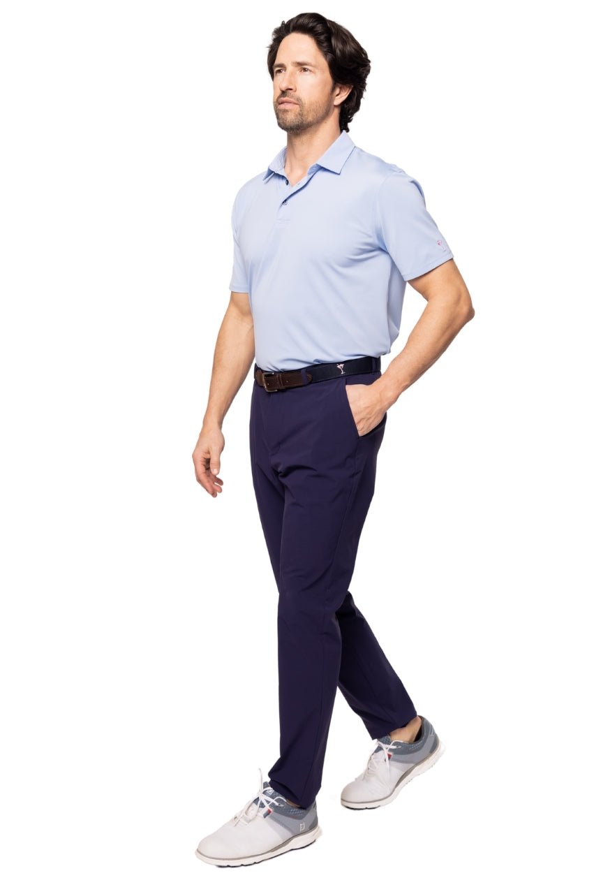 Golftini | Men's Navy Golf Pant | Zero-Restriction Stretch Golf Pant