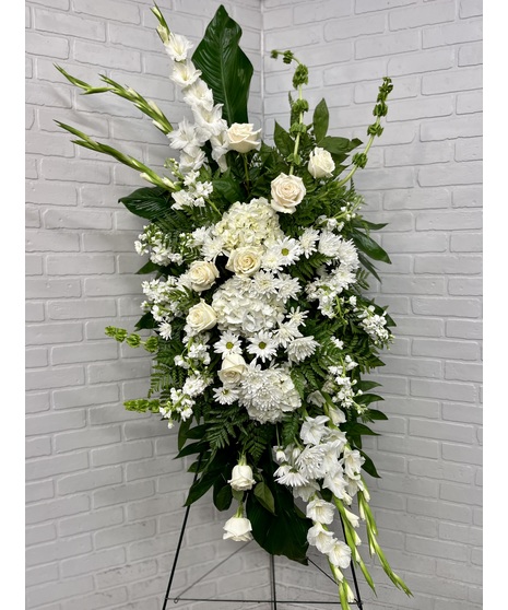 Funeral Easel Tribute Flowers Fort Worth, TX | Same Day Delivery