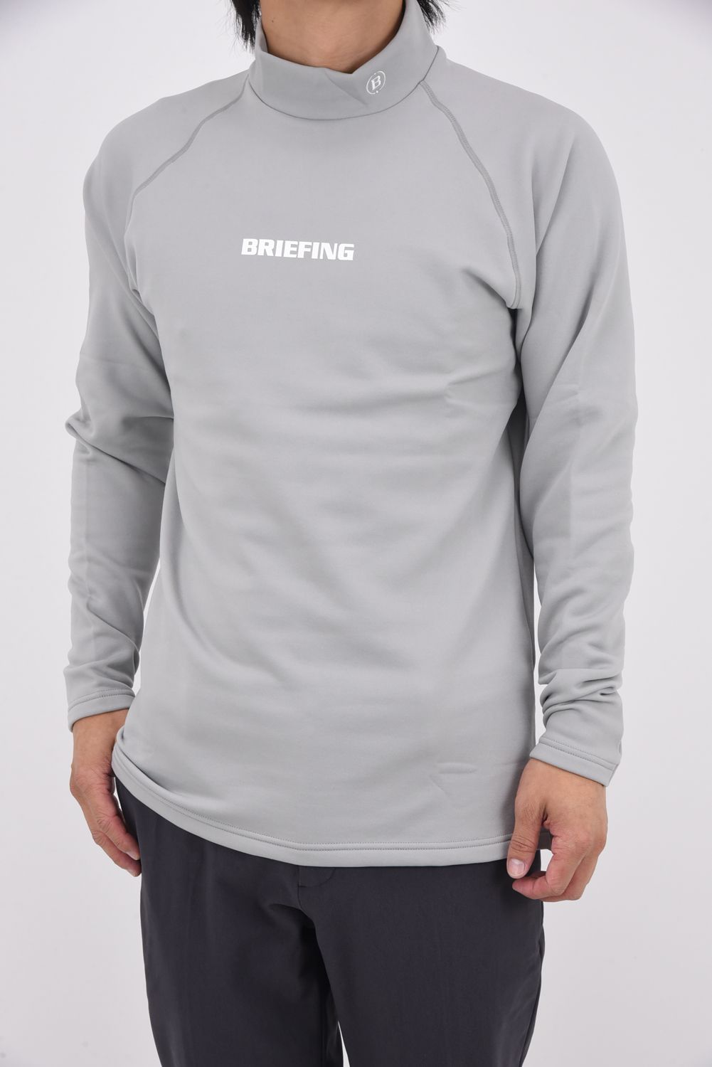 BRIEFING - 【25AW】 MEN'S WARM LS HIGHNECK / 裏起毛 ブランドロゴ