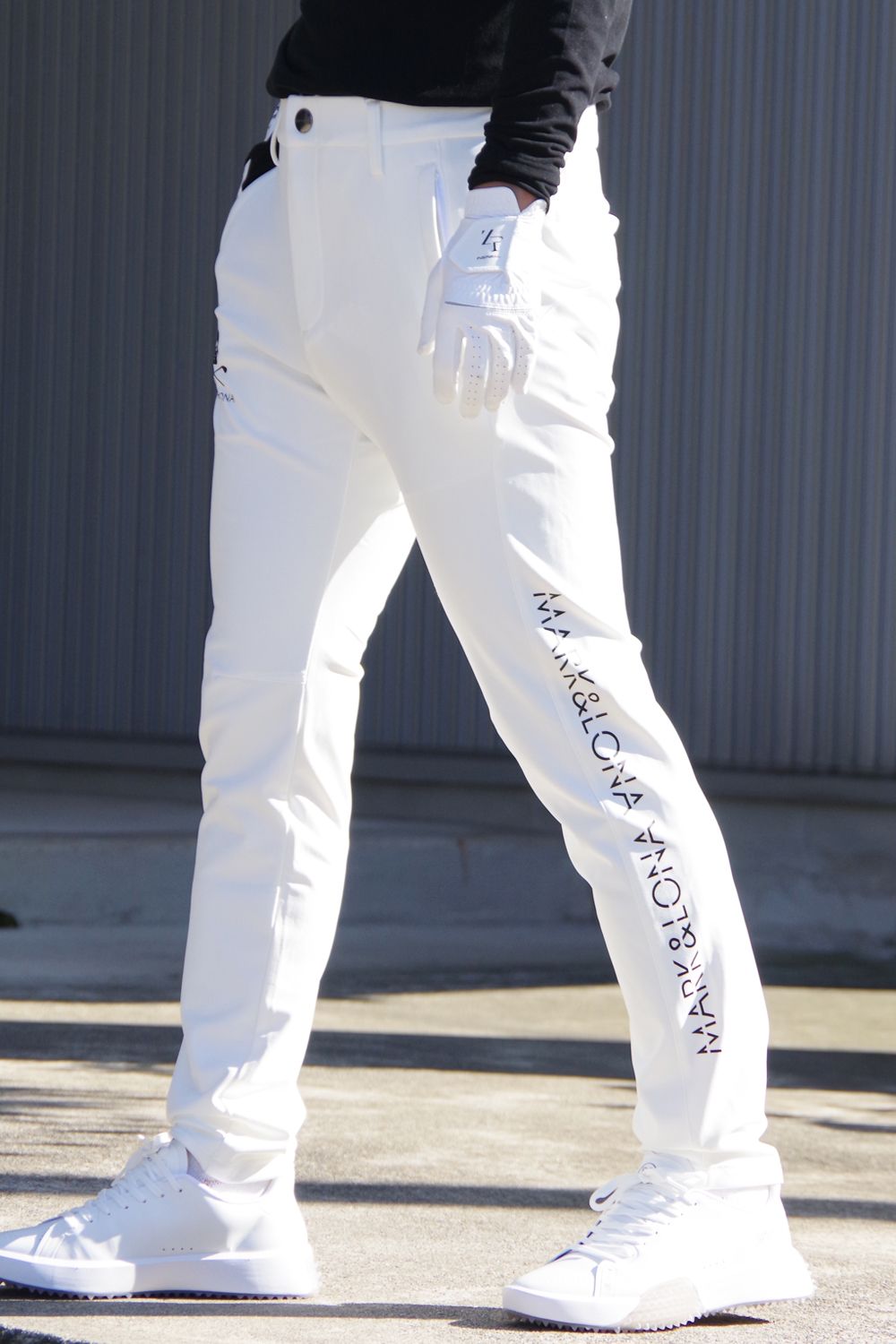 MARK&LONA ハーフパンツグレー 46 サイズM 美品マークアンドロナ