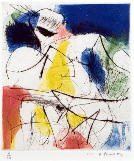 池田満寿夫【Margaret's Garden】 シルクスクリーン 池田満寿夫