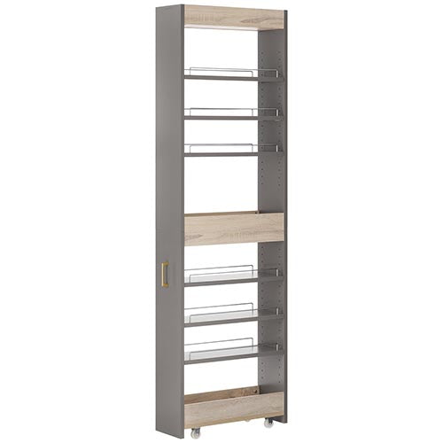 ワゴンラック ハイタイプ 幅16～20cm キッチン収納 すき間ワゴンラック