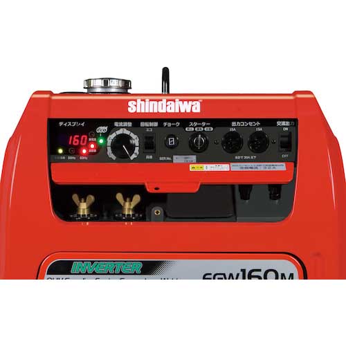新ダイワ ガソリンエンジン発電機 兼用溶接機 160A 3.2kVA 12L EGW160M