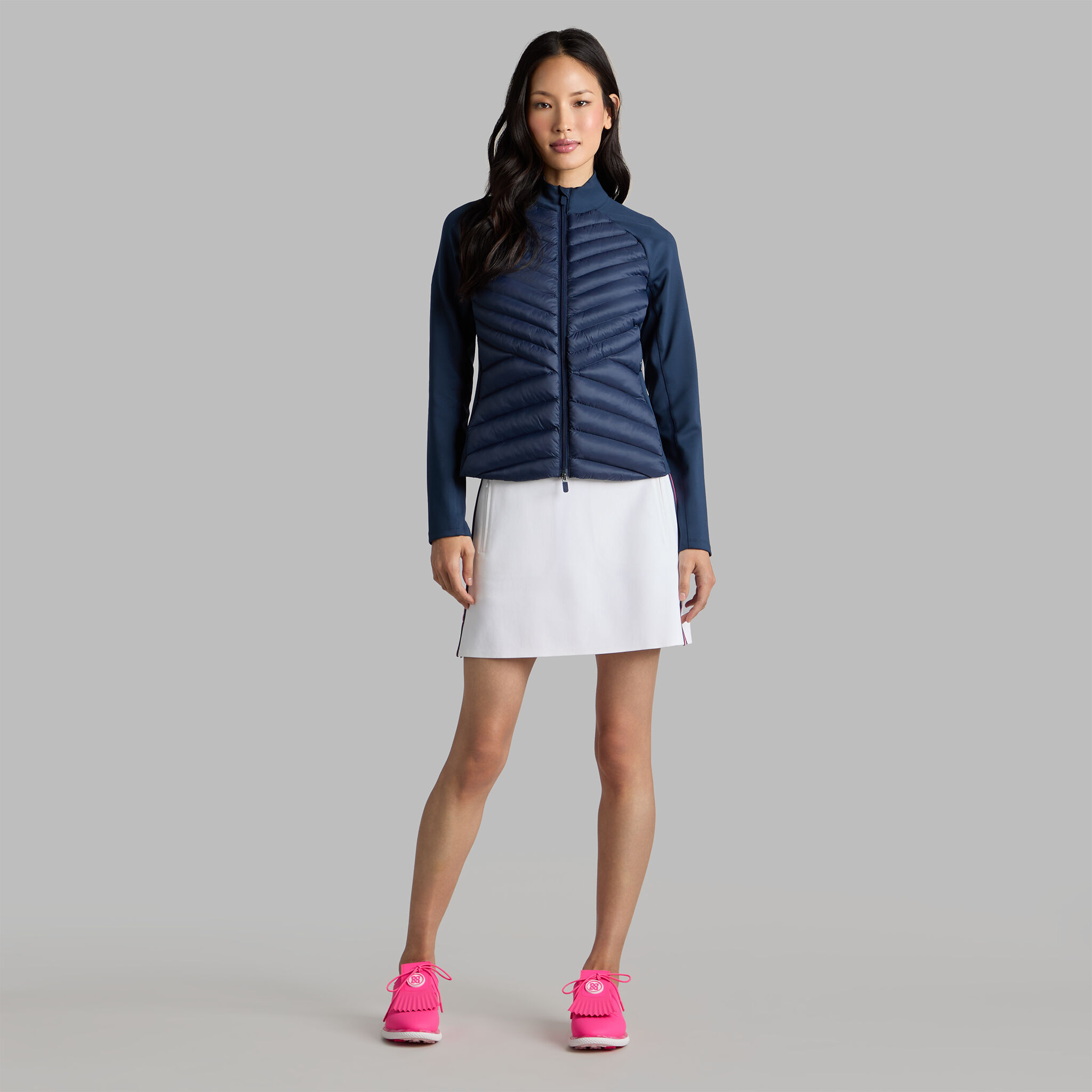 HYBRID QUILTED STRETCH TECH INTERLOCK JACKET | WOMEN'S JACKETS