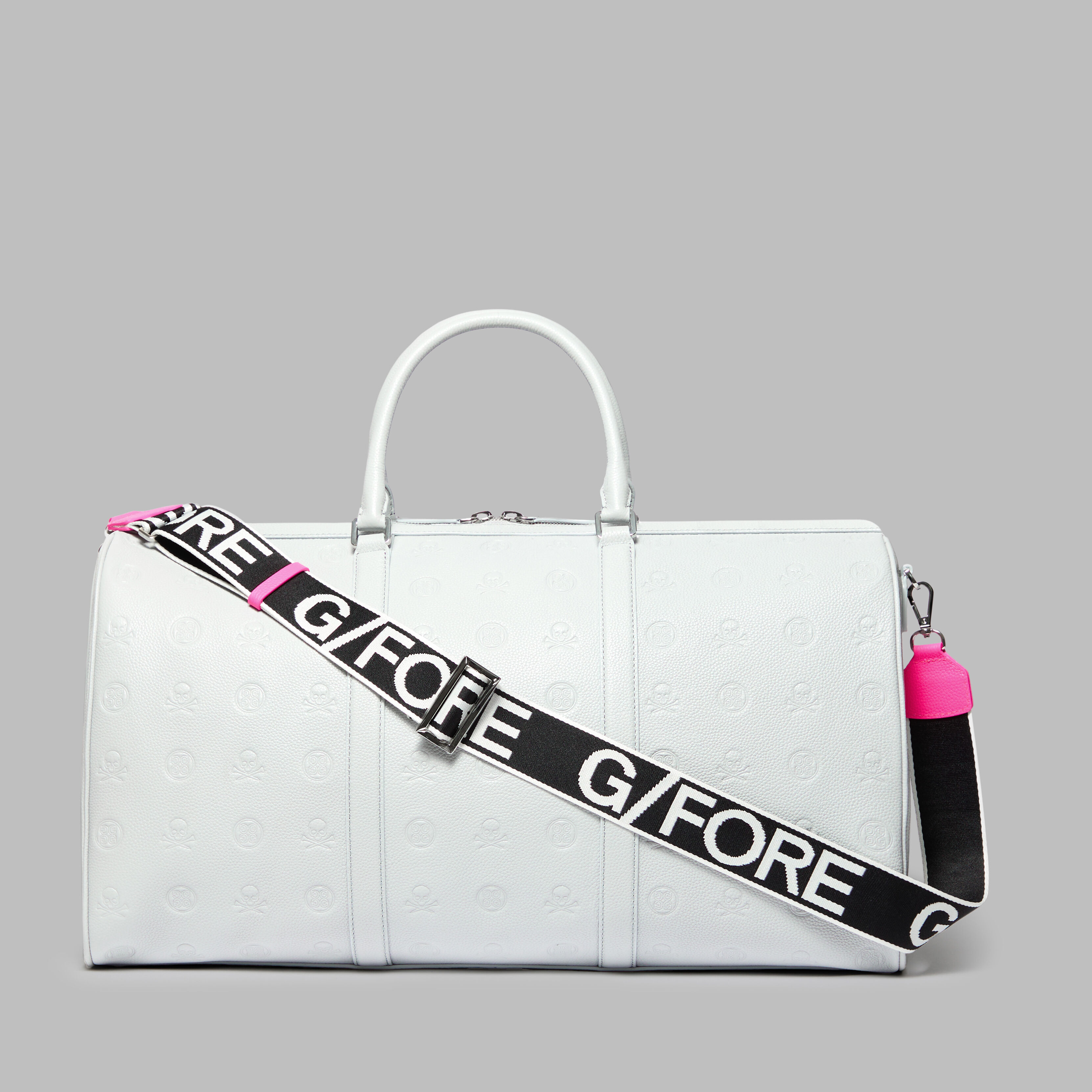 EMBOSSED SKULL & TEES LEATHER WEEKENDER | ACCESSORIES FOR MEN AND