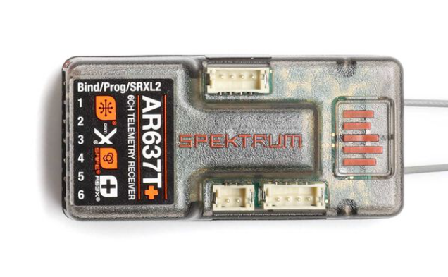 Spektrum AR637T+ DSMX 6-Channel AS3X+ & SAFE Telemetry Receiver