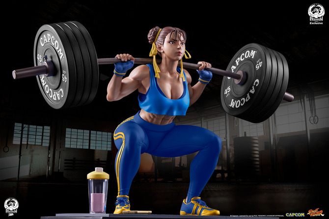 あの太ももはこうして作られた……ムチムキすぎる「春麗」1/4スタチュー