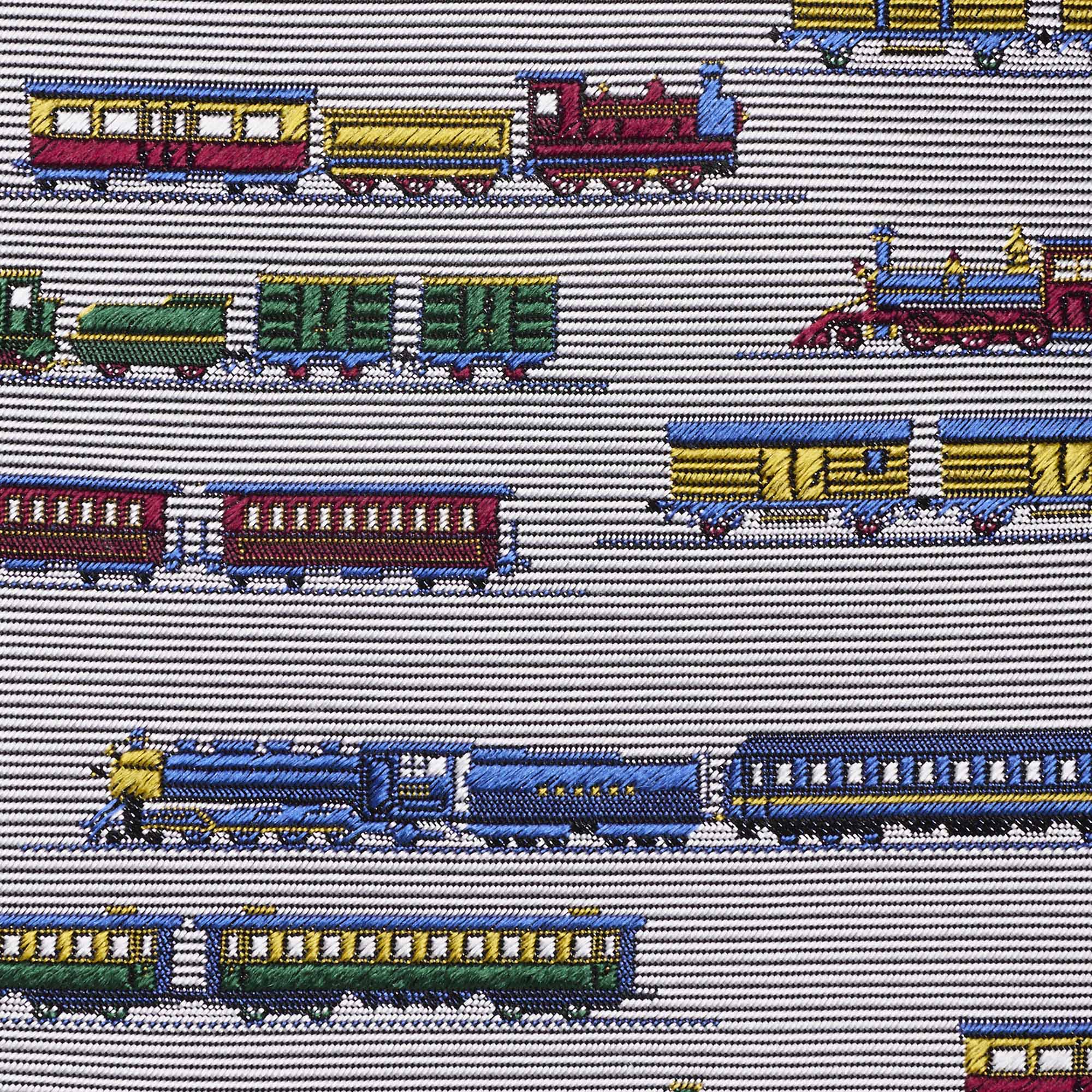 機関車レトロ(グレー): ネクタイ | 銀座田屋