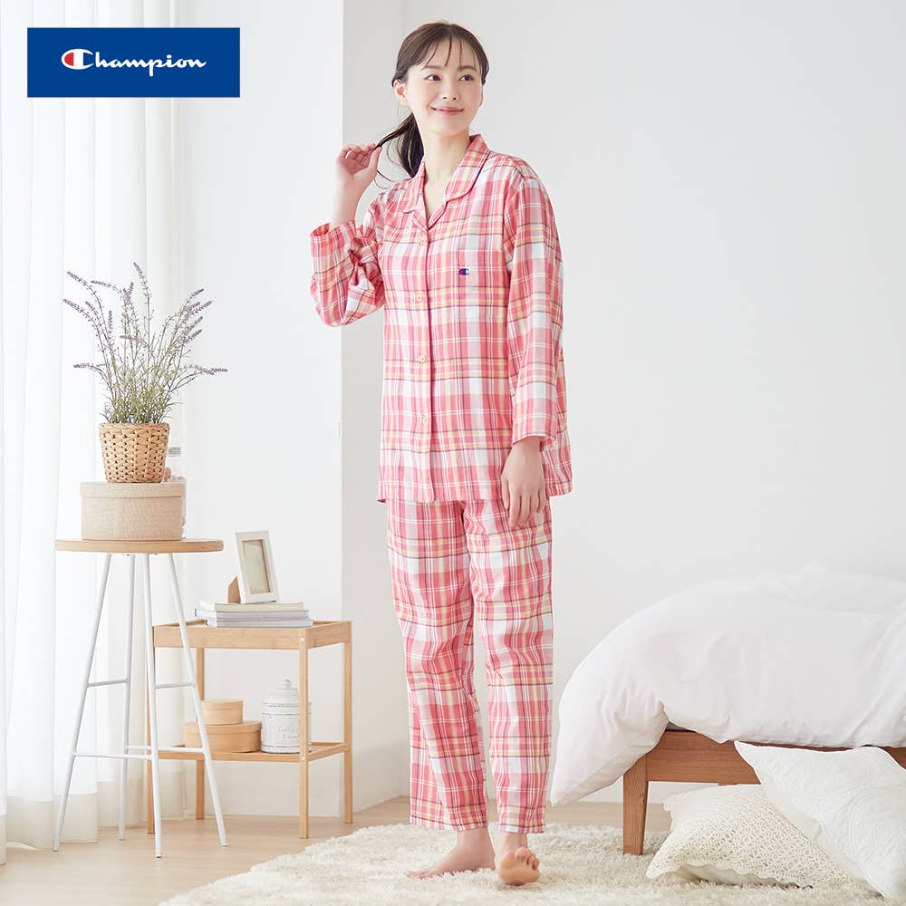 綿100％ ビエラ パジャマ 長袖長パンツ【送料無料】【SALE】 OJ8713