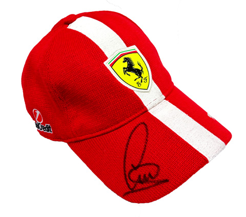 2025 L．ハミルトン 本人支給品 直筆サイン入 ドライバーキャップ F1