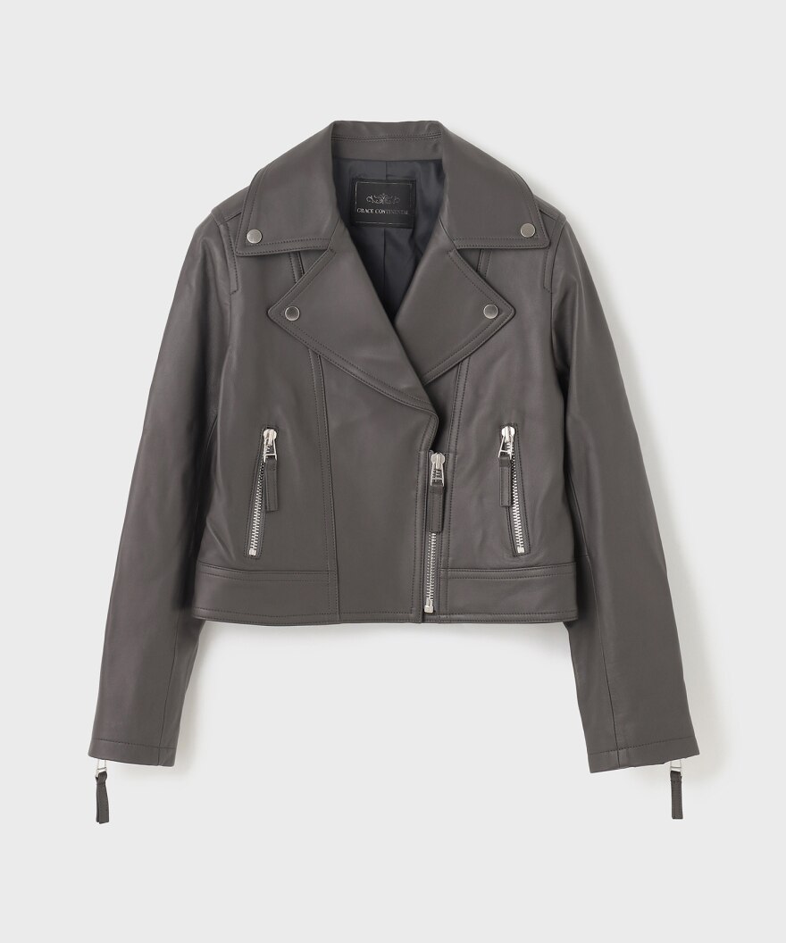 LEATHER RIDERS JACKET | GRACE CONTINENTAL グレースコンチネンタル 通販