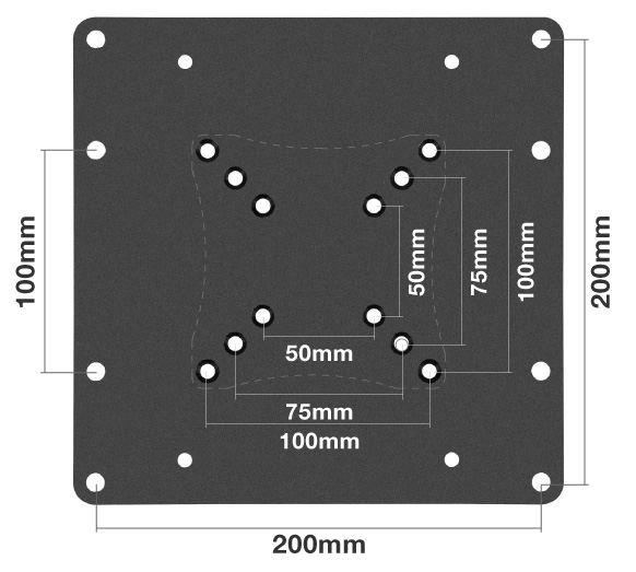 モニターアームアクセサリー | GH-VCPA-BK | GREEN HOUSE グリーンハウス