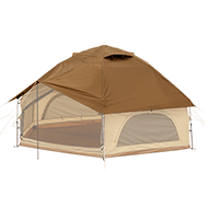 でかキノコテント - DOD（ディーオーディー）【公式ブランドサイト】