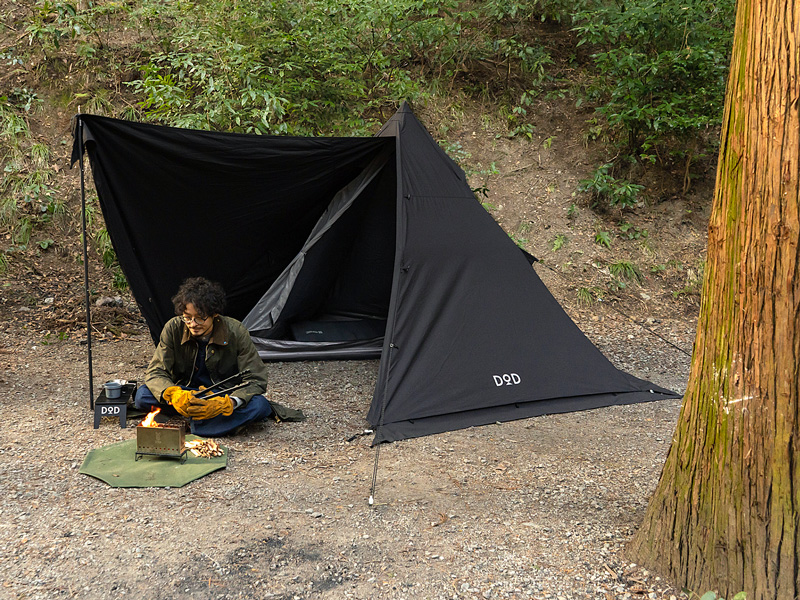 ムシャテント（ブラック） T1-819-BK - DOD（ディーオーディー）【公式