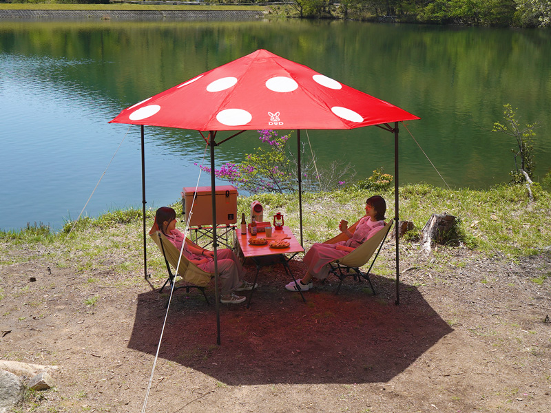 キノコタープ（レッド） TT5-928-RD - DOD（ディーオーディー）【公式