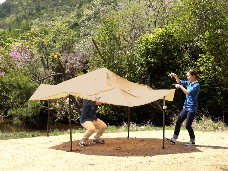 キノコタープ（タン） TT5-928-TN - DOD（ディーオーディー）【公式