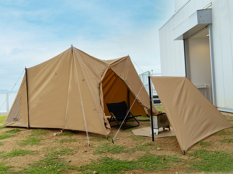 パップフーテント3用前幕 TF1-030-TN - DOD（ディーオーディー）【公式