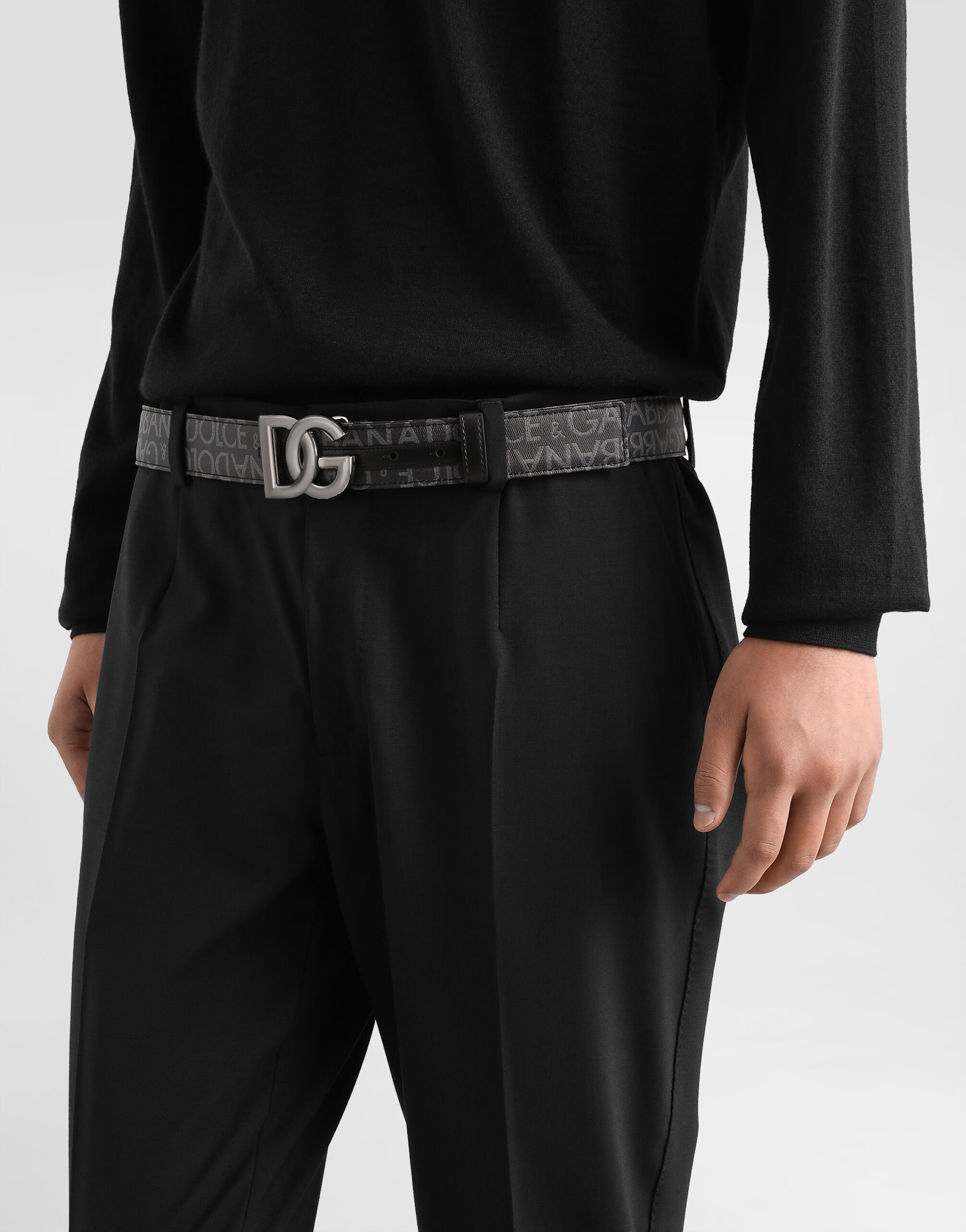 マルチカラーのメンズ ベルト DGロゴ | Dolce&Gabbana®