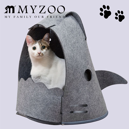 猫用ベッド ネコシャーク MYZOO マイズー 猫用室内用品