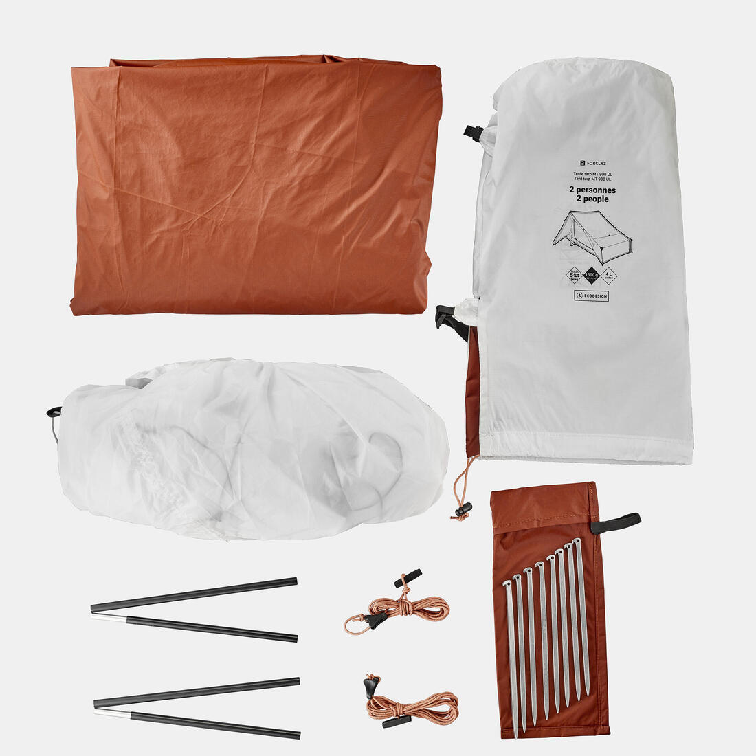 FORCLAZ (フォルクラ) トレッキング タープテント 超軽量 コンパクト