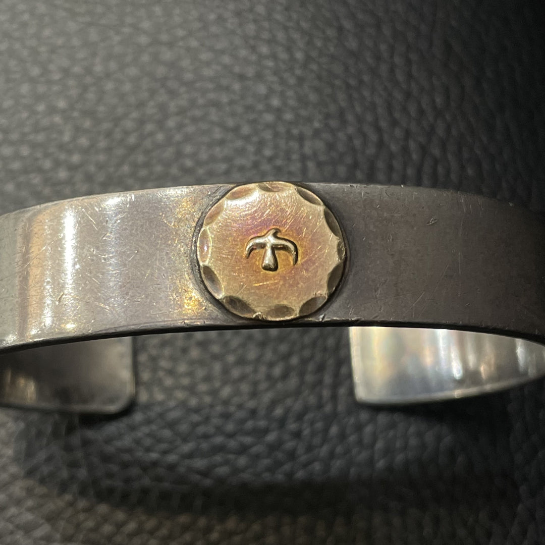 ゴローズ goro's [OLD][希少]平打ちブレス(S)※イーグル斜め飛び※12